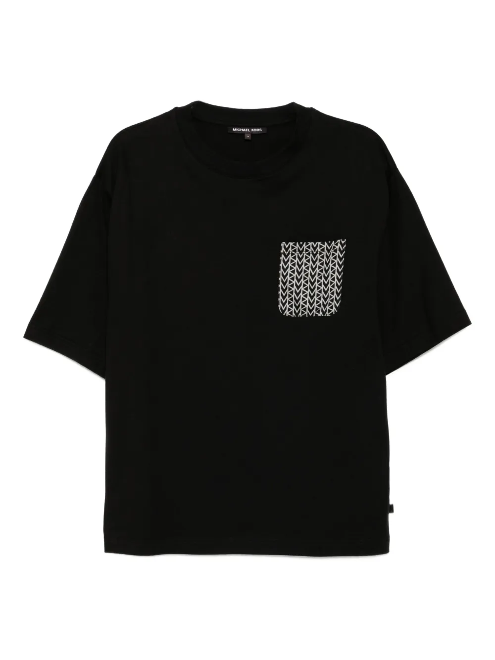 monogram-print cotton T-shirt