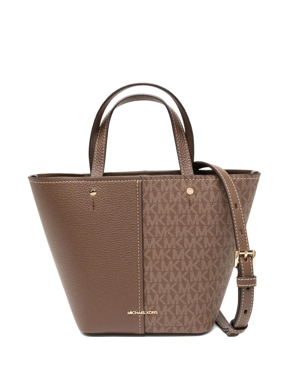 Michael Kors Medium Flora Tote Bag In Brown