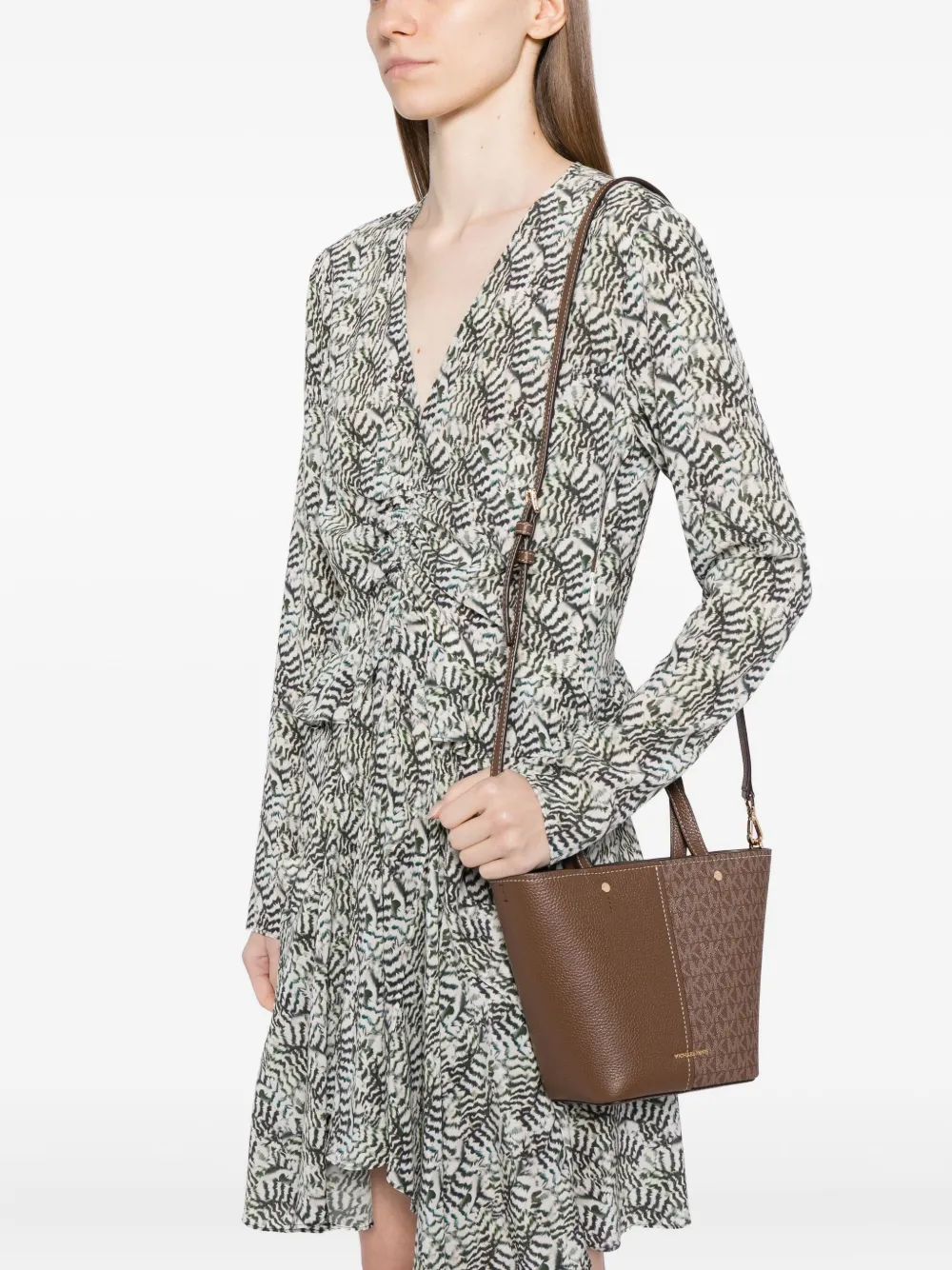 Michael Kors Flora medium shopper - Bruin