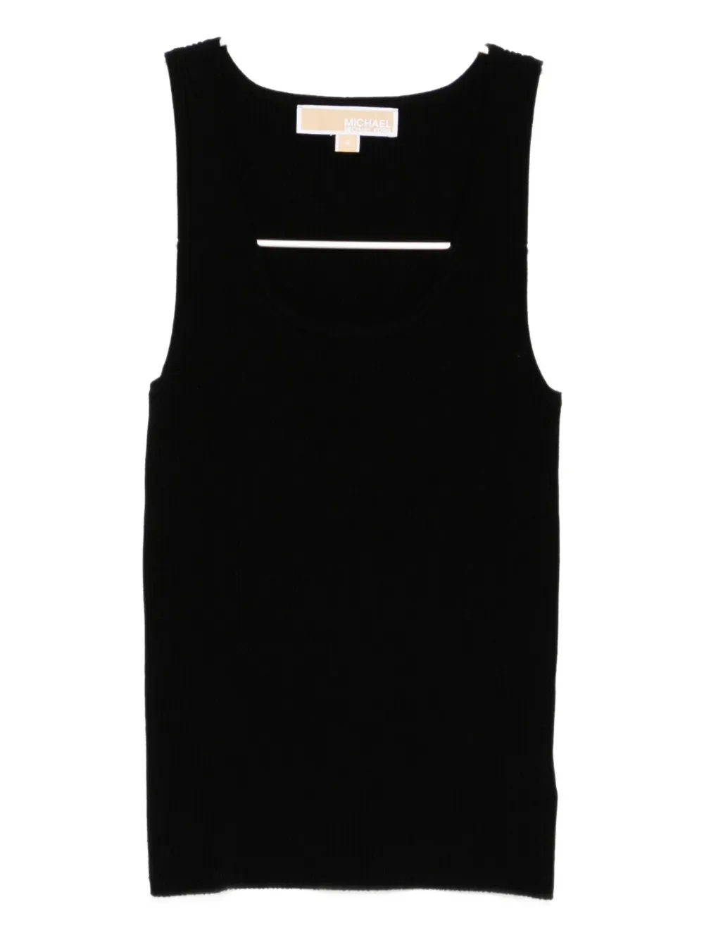 ribbed scoop-neck tank top