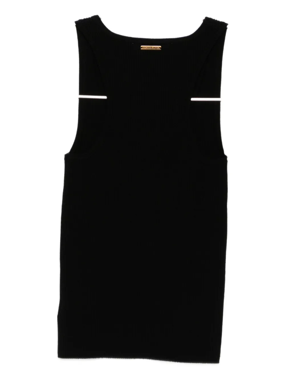 Michael Kors Tanktop met diepe ronde hals Zwart