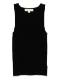 Michael Kors ribbed scoop-neck tank top - Black