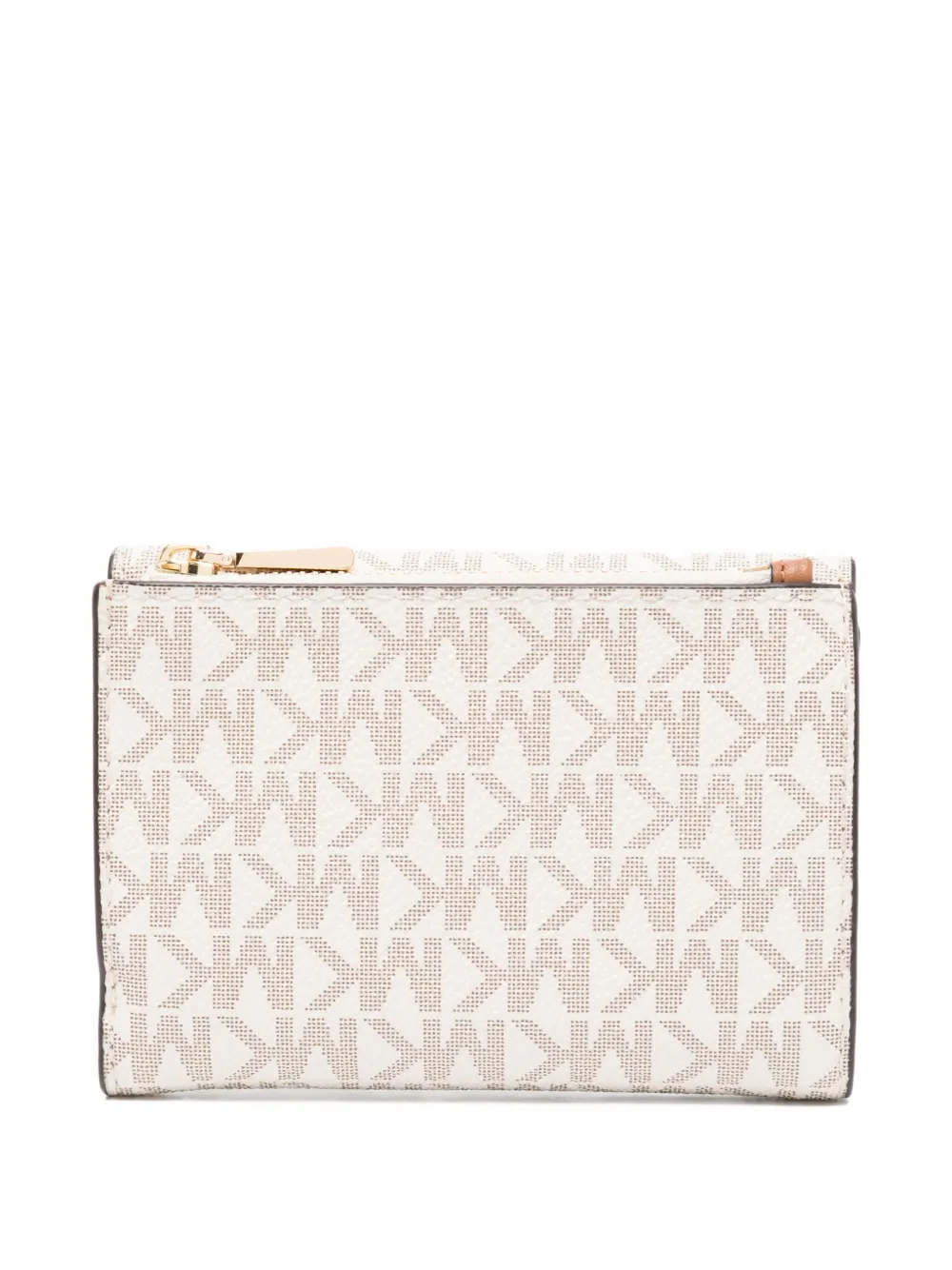 Michael Kors Medium Bryant Signature portemonnee met logo - Beige