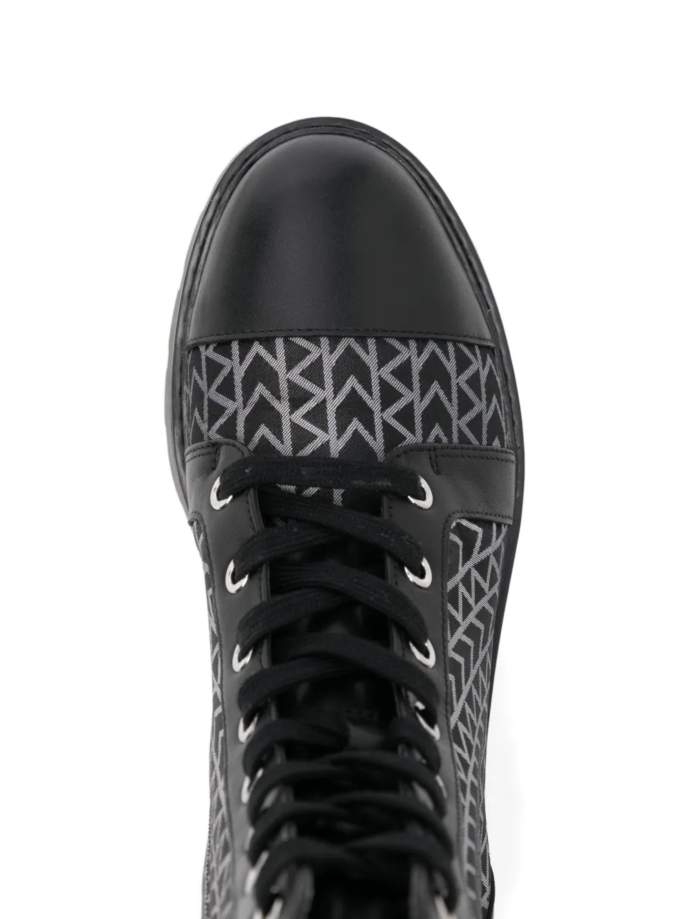 Michael Kors 50mm Blake combat boots Black