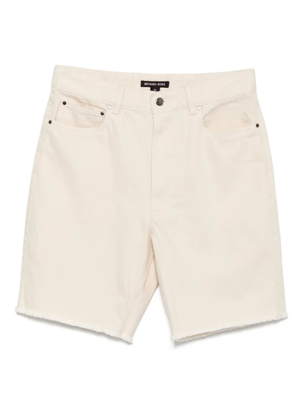 frayed denim shorts