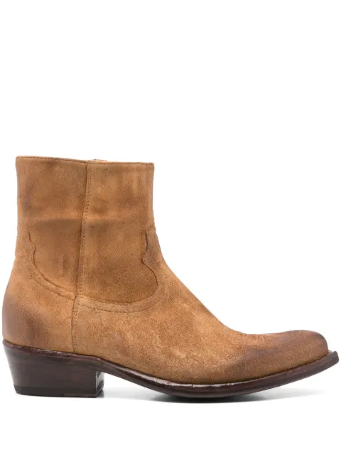 ERALDO 40mm suede zip-fastening cowboy boots