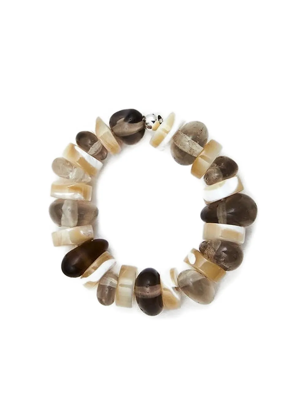 Santangelo Mother-of-pearl Lento Ring In Brown