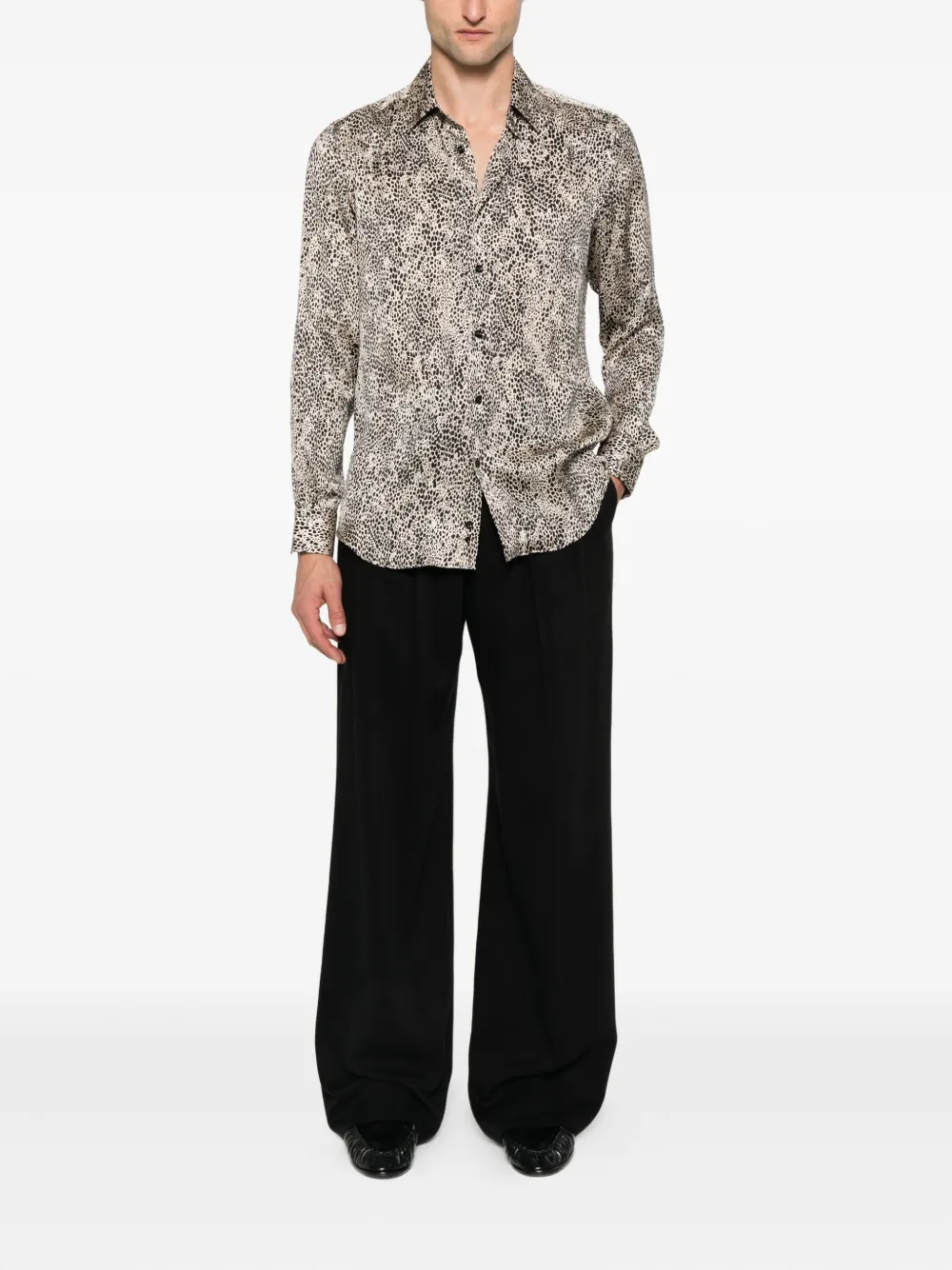 Mazzarelli camisa estampada de seda | Image 2