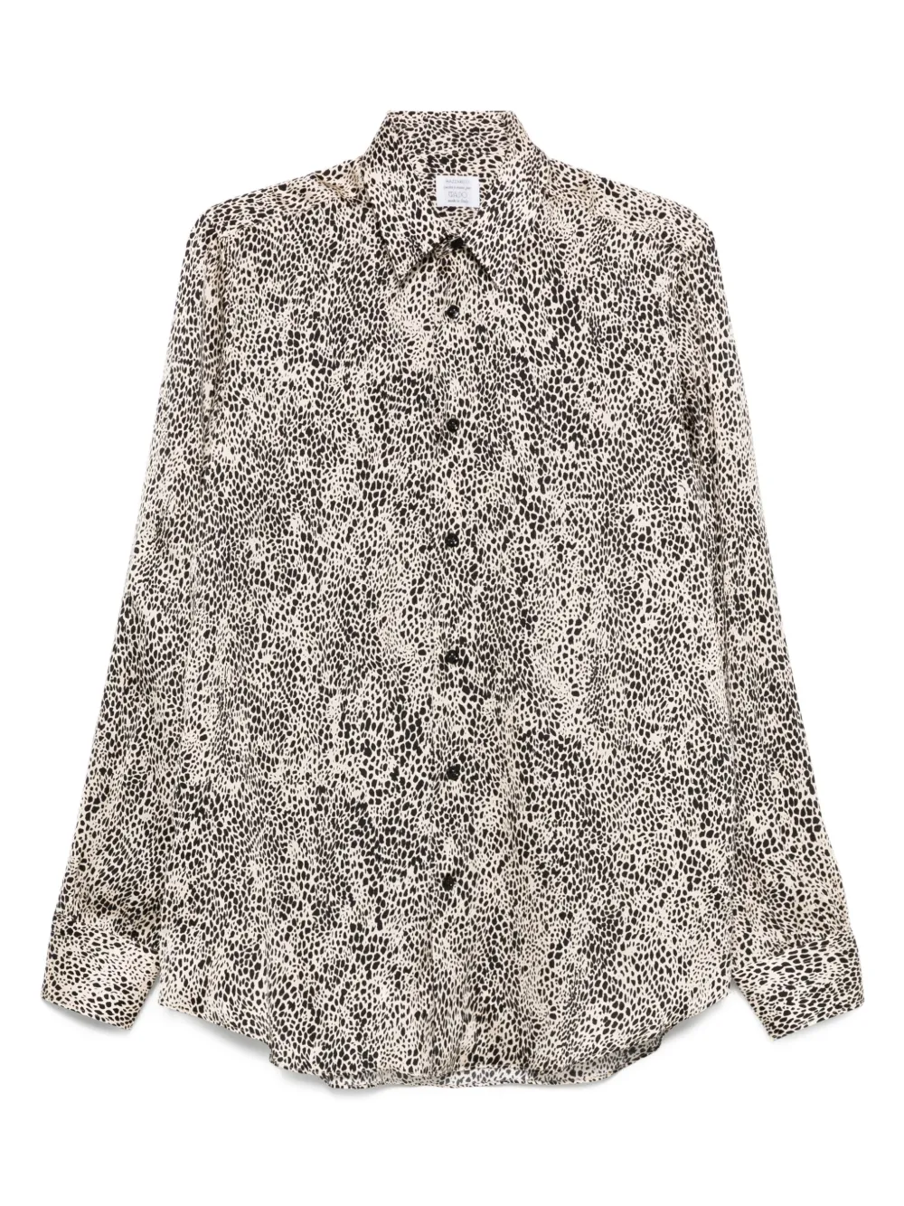 Mazzarelli camisa estampada de seda | neutro | Image 1