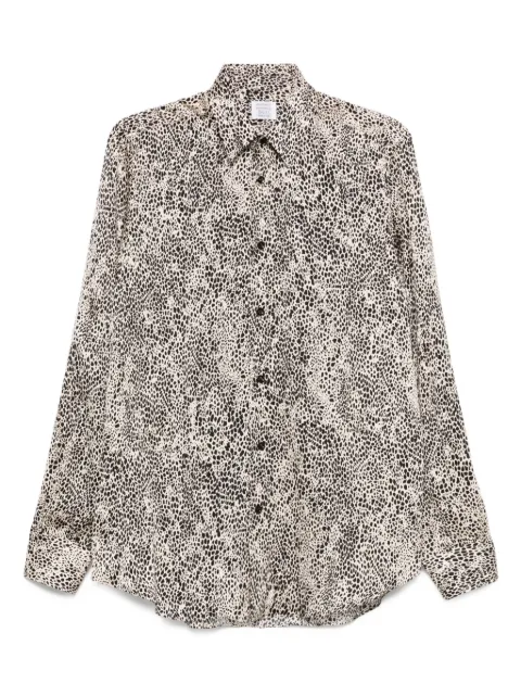 Mazzarelli printed silk shirt