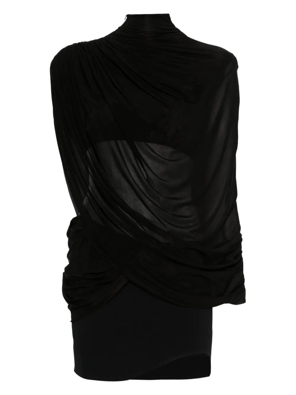 FRANCESCO MURANO draped high-neck dress | Black | Image 1
