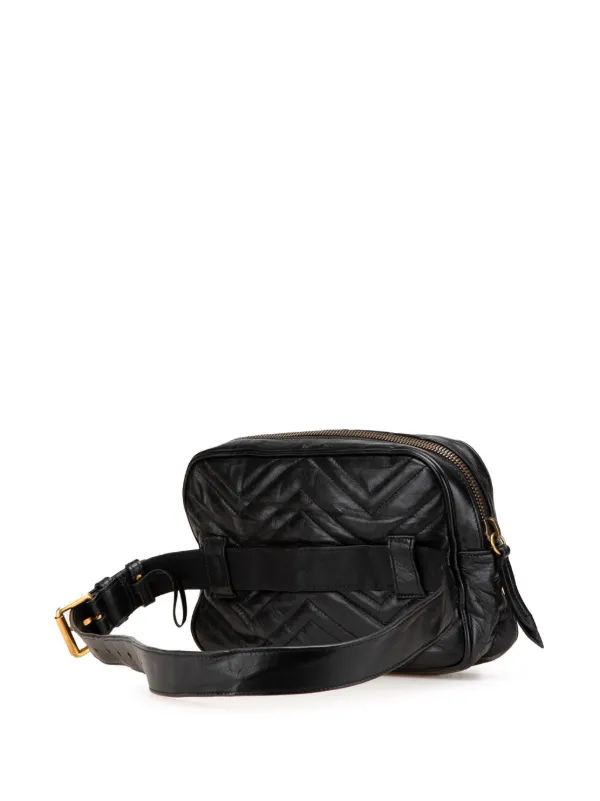 Gucci Pre-Owned 2016-2025 GGマーモント スクエア マテラッセ Gucci Pre-Owned 2016-2025 GGマーモント スクエア マテラッセ