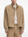 Won Hundred zip-fastening ribbed-cuff jacket - Neutrals