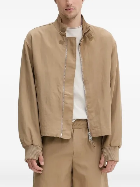 Won Hundred zip-fastening ribbed-cuff jacket