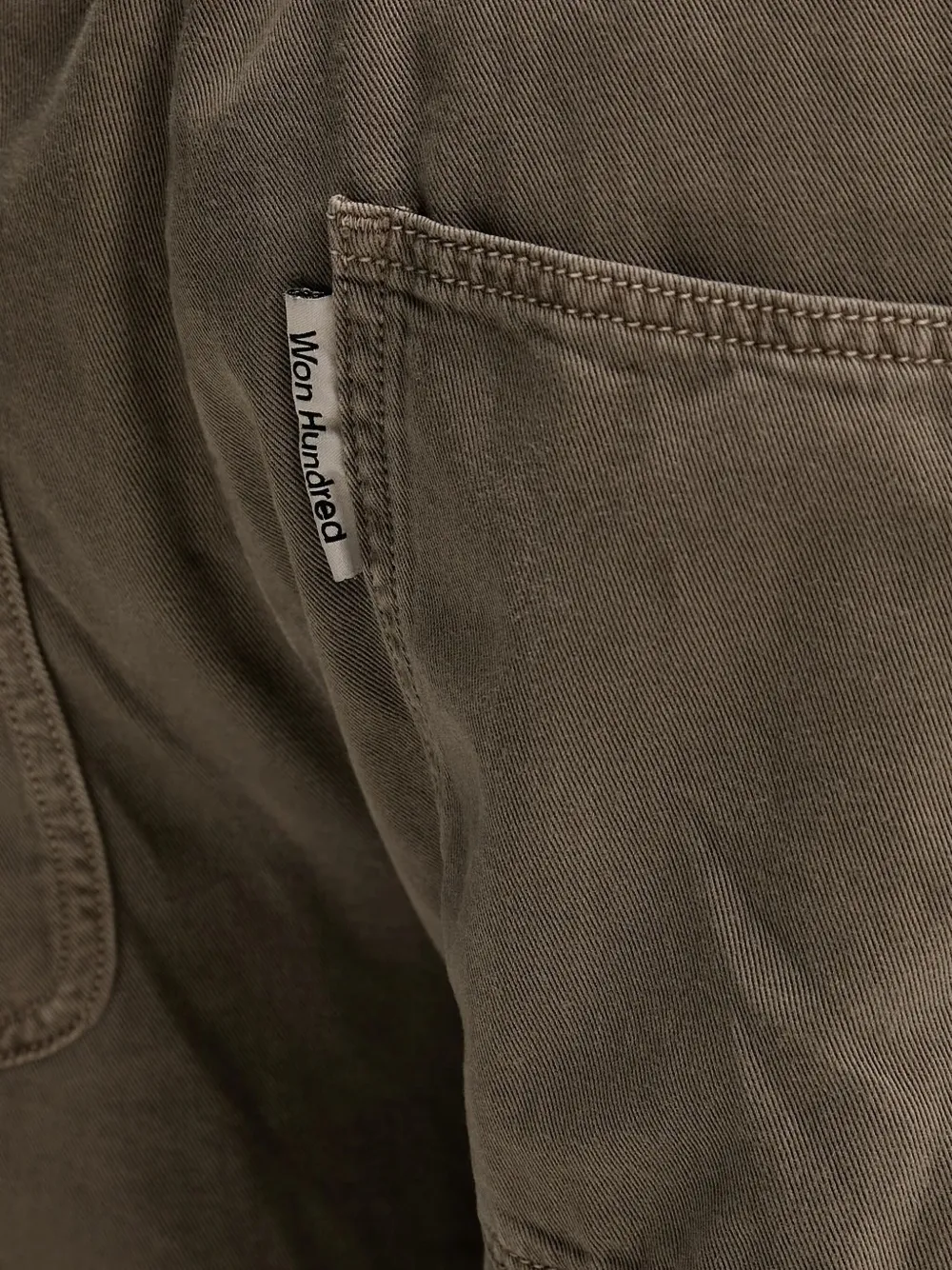 Won Hundred Sydney broek met elastische taille en vlakken Grijs