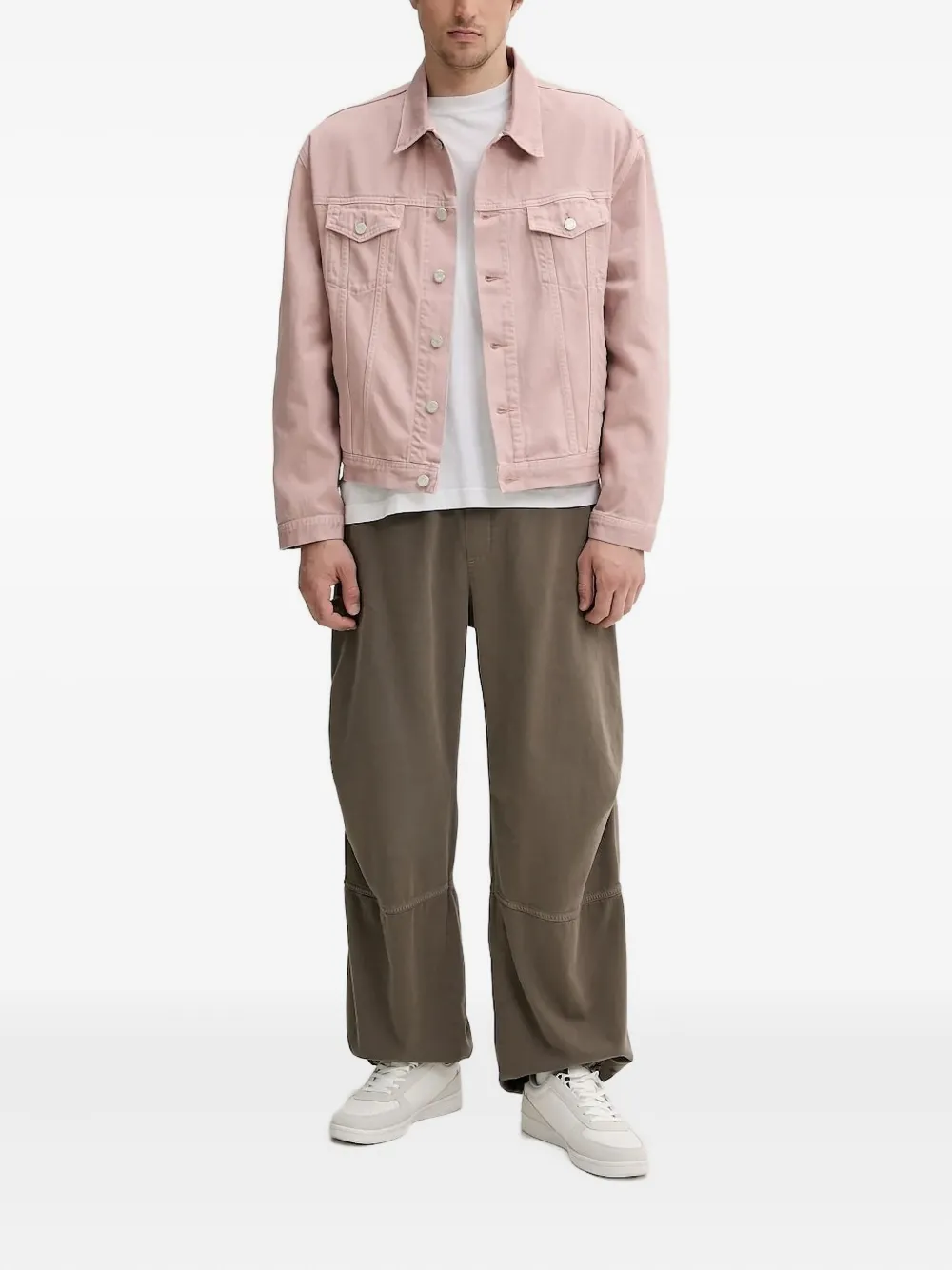 Won Hundred Sydney broek met elastische taille en vlakken Grijs