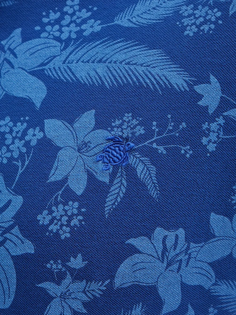 Vilebrequin Poloshirt met bloemenprint Blauw