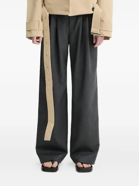 Won Hundred pleated trousers