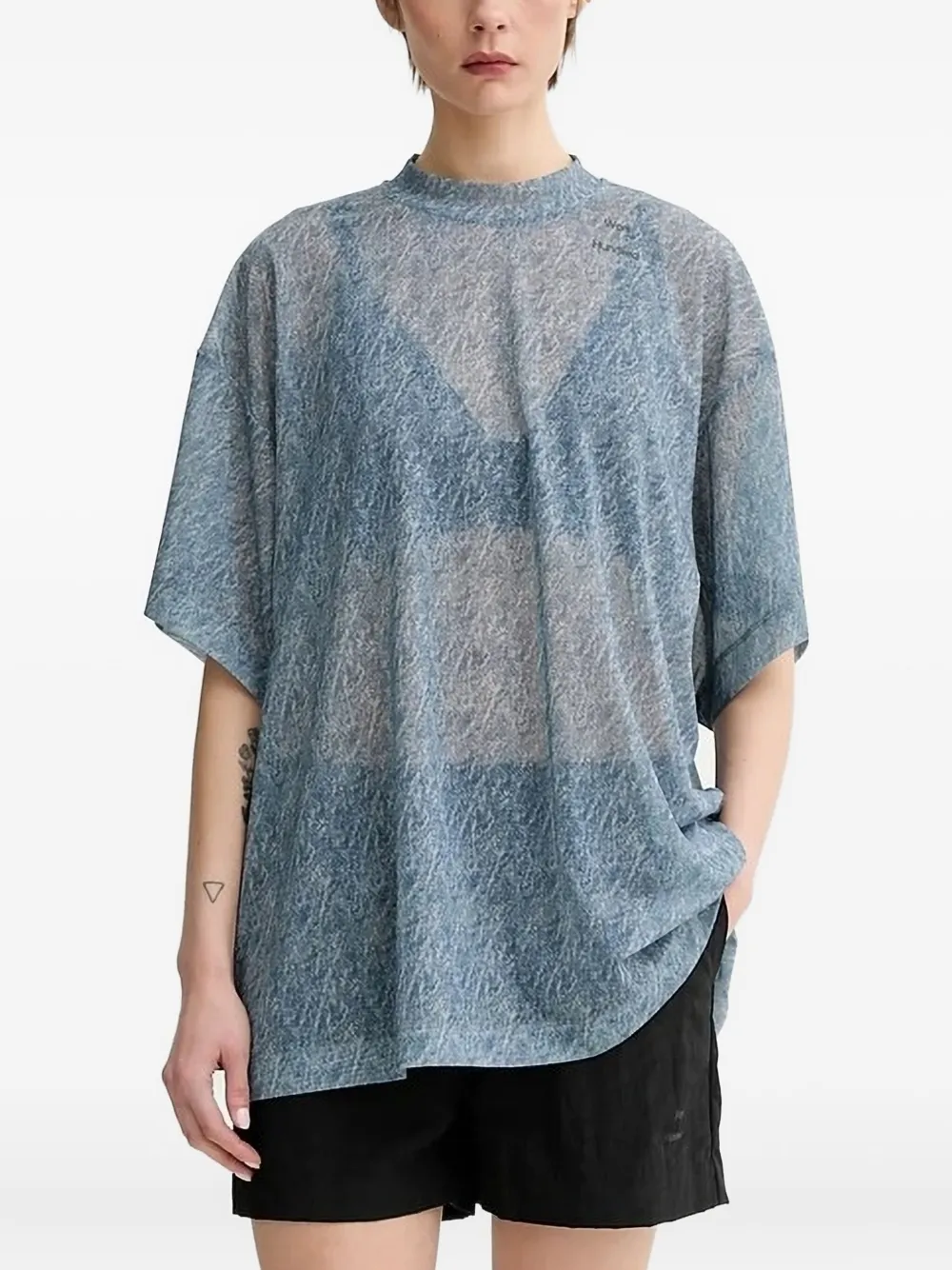 Won Hundred short-sleeve T-shirt | Blue | Image 1