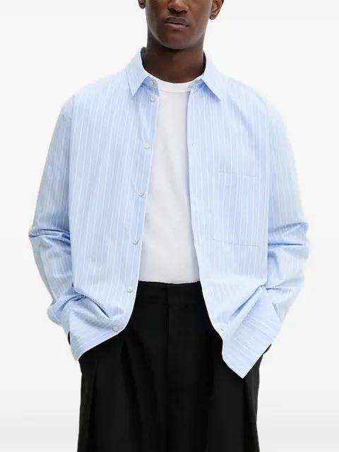 Won Hundred striped long-sleeved shirt