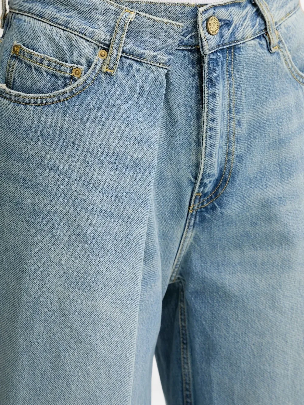 Won Hundred Geplooide jeans - Blauw