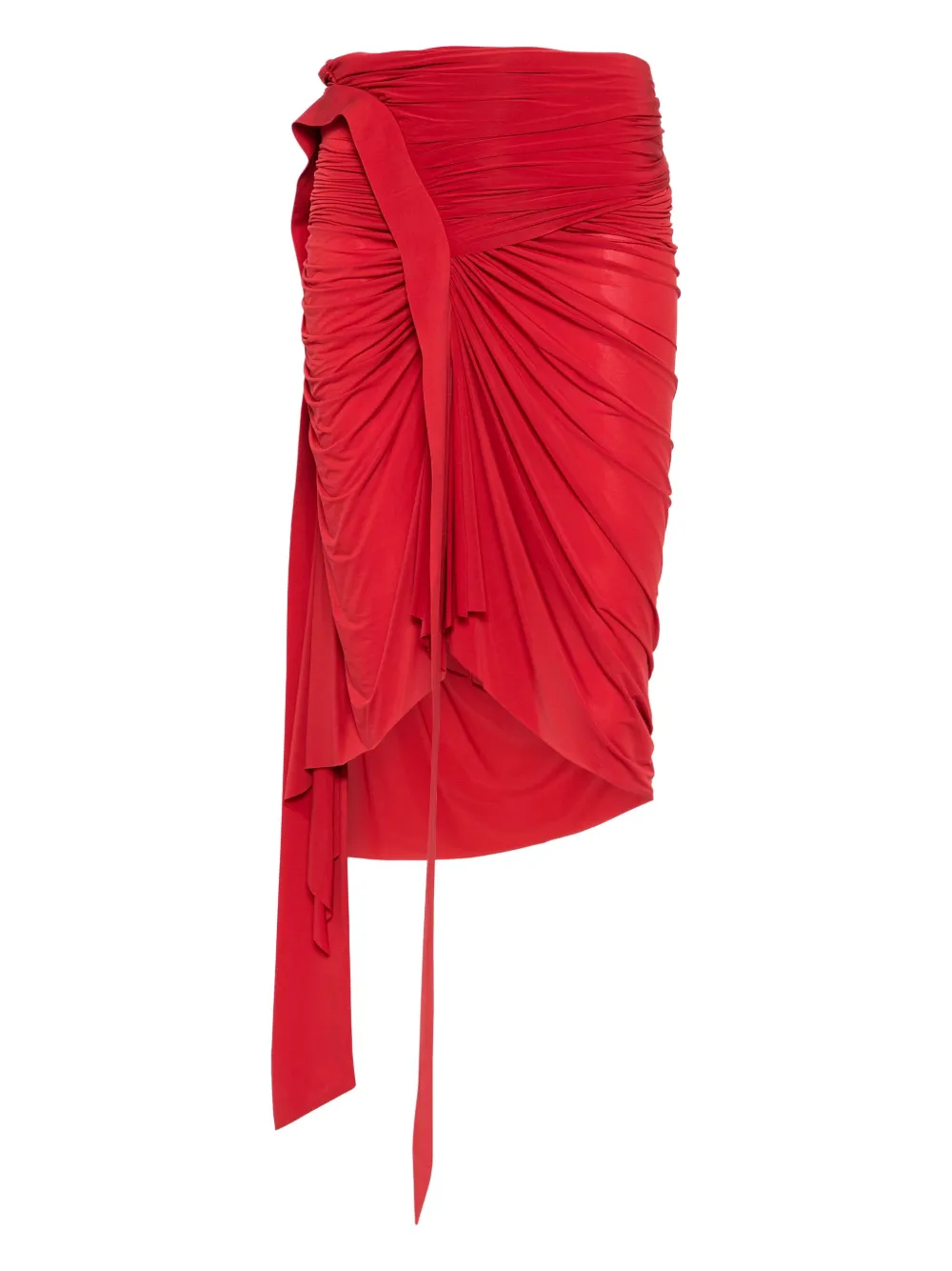 FRANCESCO MURANO draped asymmetric skirt | Red | Image 1