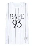 A BATHING APE® pinstripe jersey - White