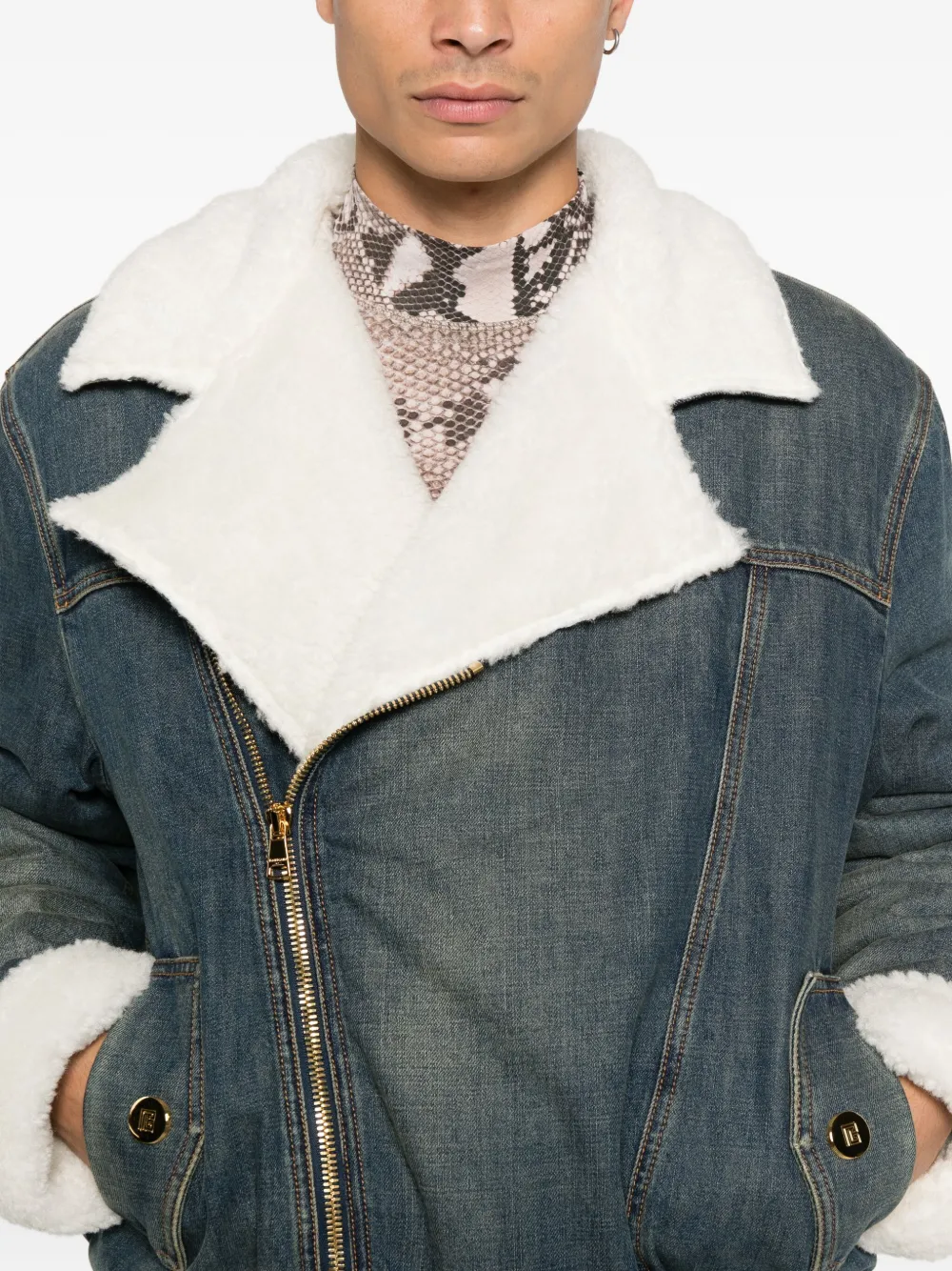 Balmain Lammy jack Blauw