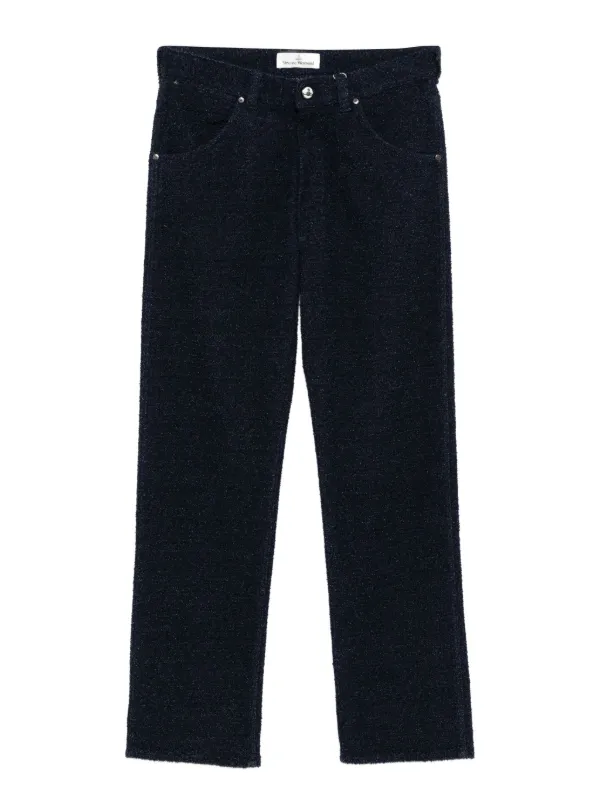 パンツ Vivienne Westwood pants Builder Trousers in NAVY-YELLOW | Vivienne Westwood®