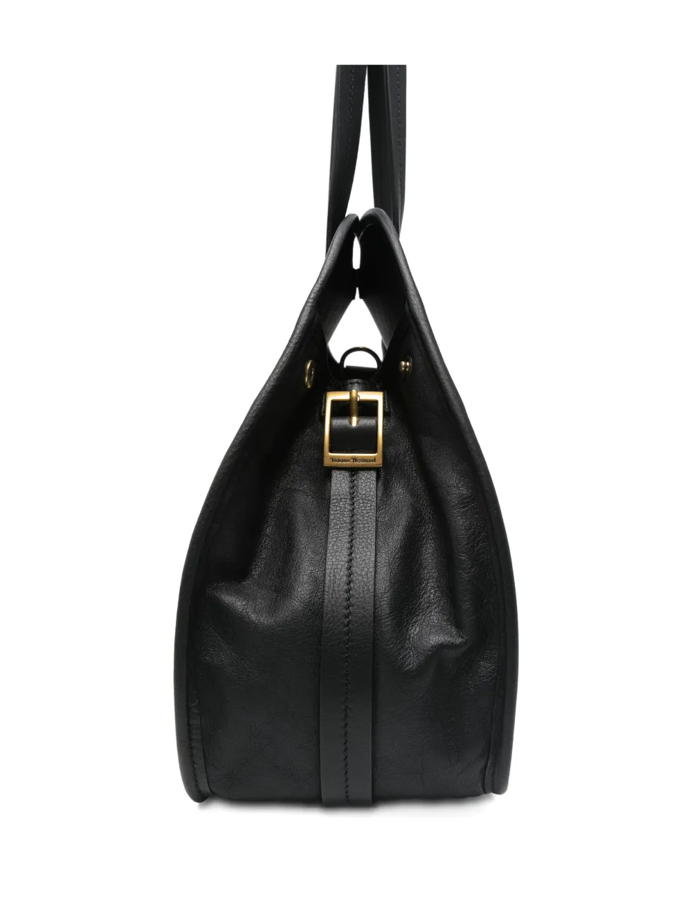 Vivienne Westwood Leren schoudertas Zwart