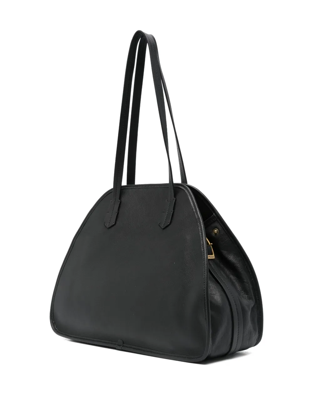 Vivienne Westwood Leren schoudertas Zwart
