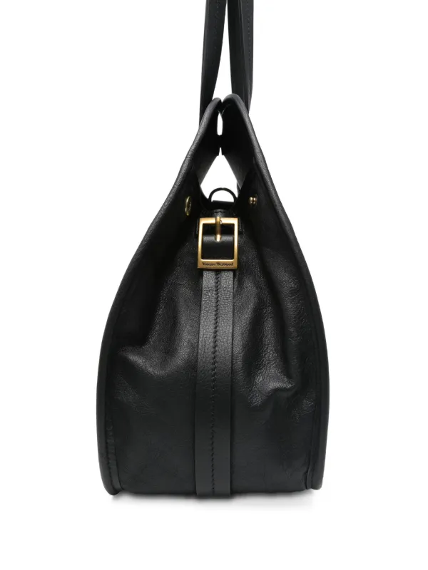 Vivienne Westwood レザーショルダーバッグ | ブラック | FARFETCH JP