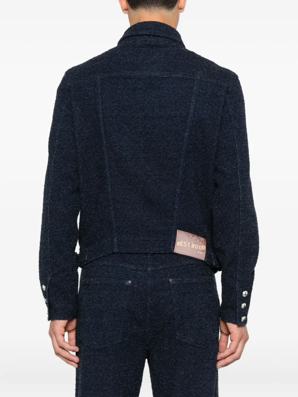 Vivienne Westwood button-fastening denim jacket Blauw