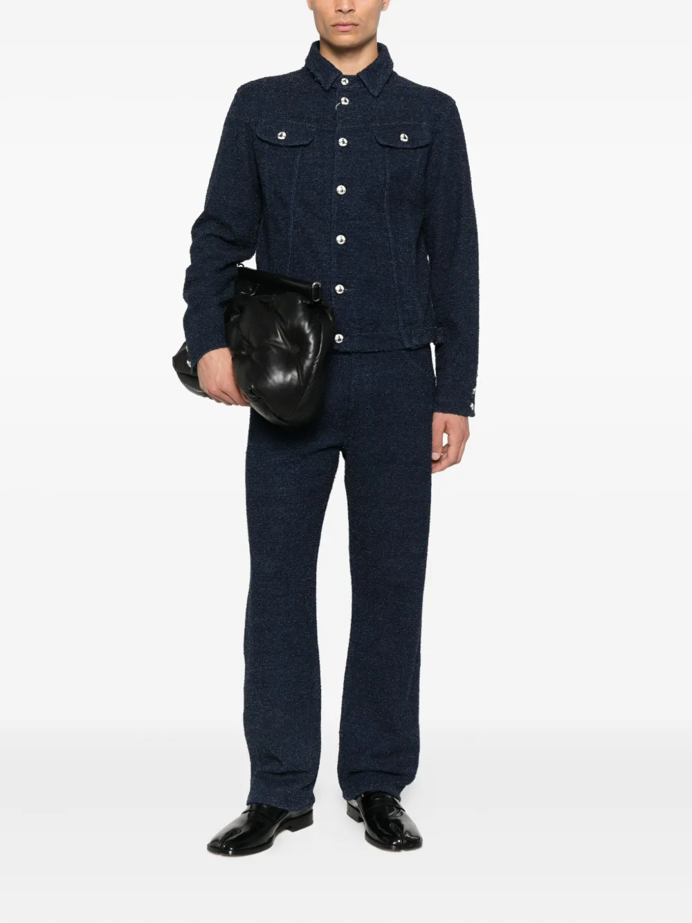 Vivienne Westwood button-fastening denim jacket Blauw
