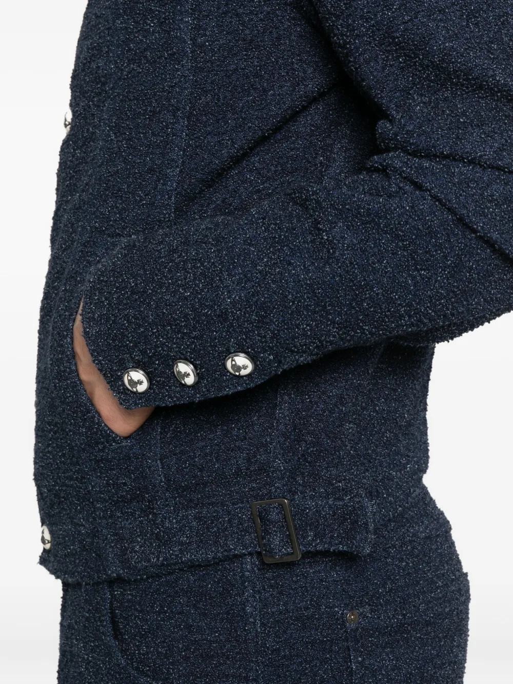 Vivienne Westwood button-fastening denim jacket Blauw