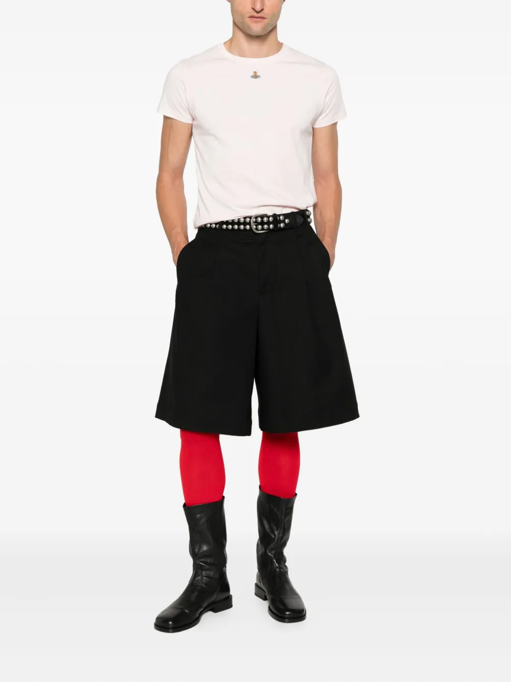 Vivienne Westwood Katoenen top verfraaid met orb kralen Roze