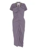 Vivienne Westwood Pulling midi dress - Purple