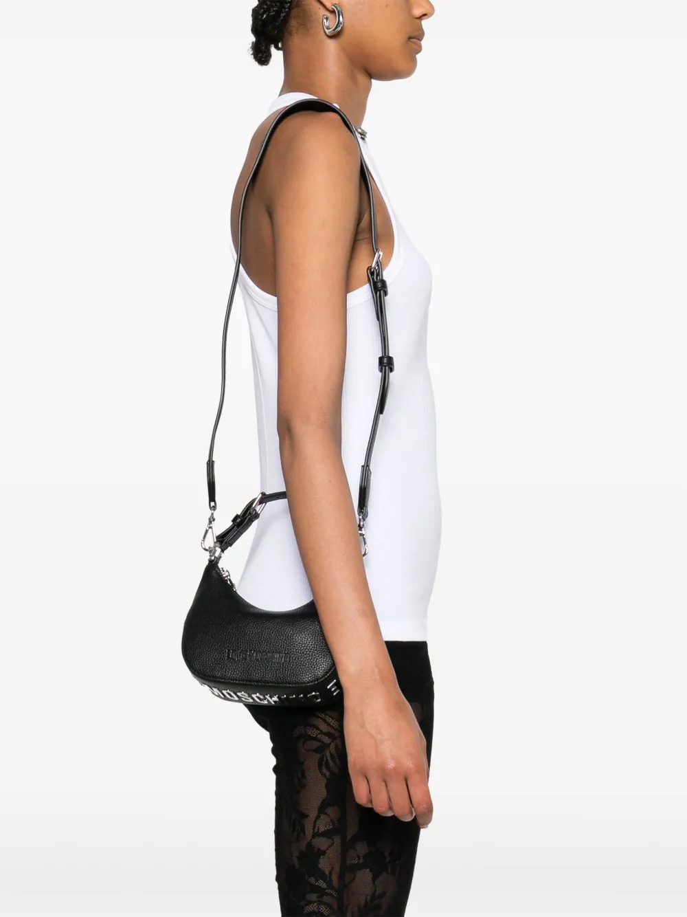 Love Moschino Shopper met logo Zwart