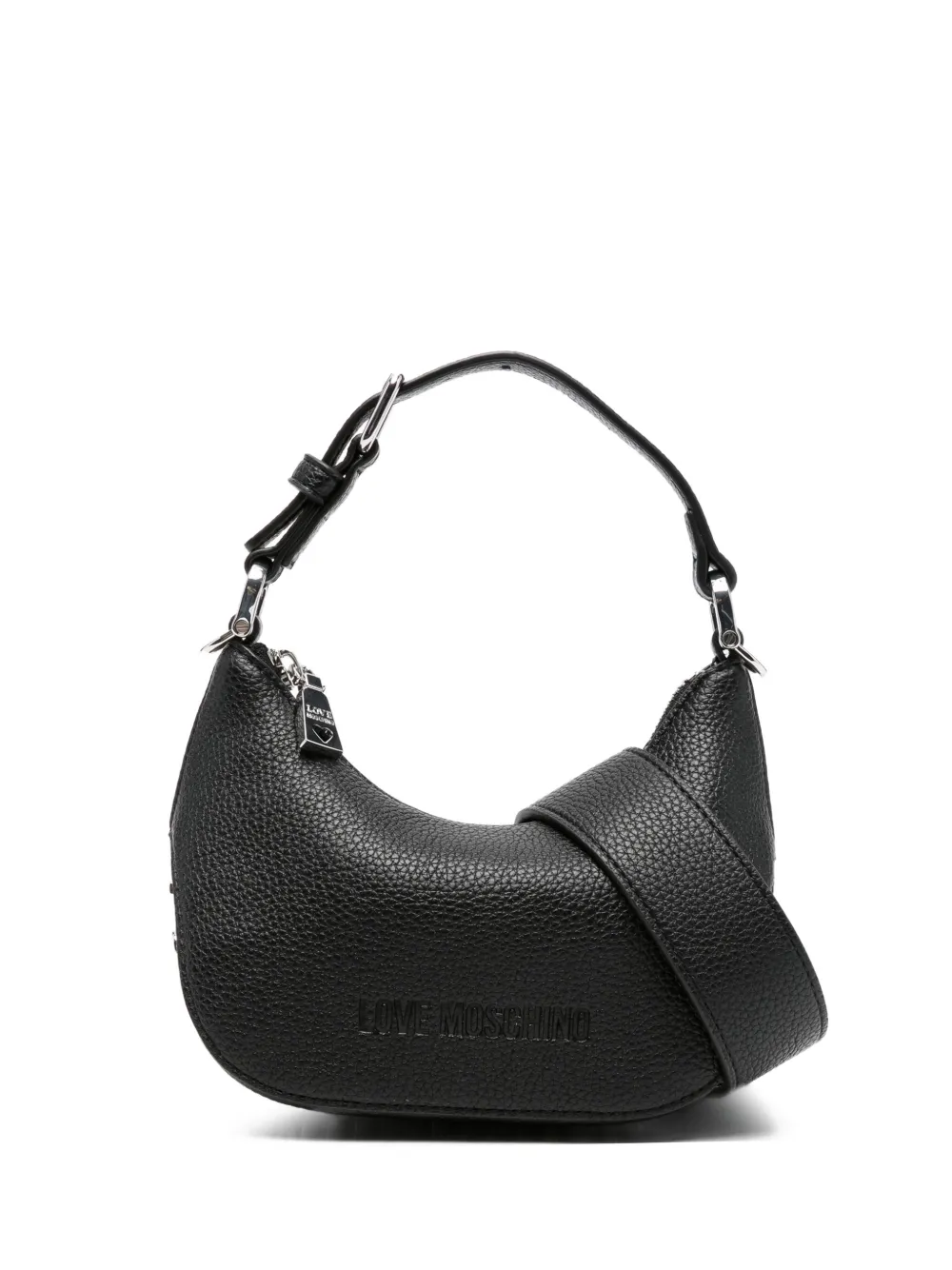 Love Moschino logo-lettering tote bag Zwart