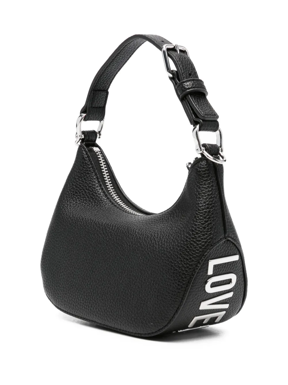 Love Moschino Shopper met logo Zwart