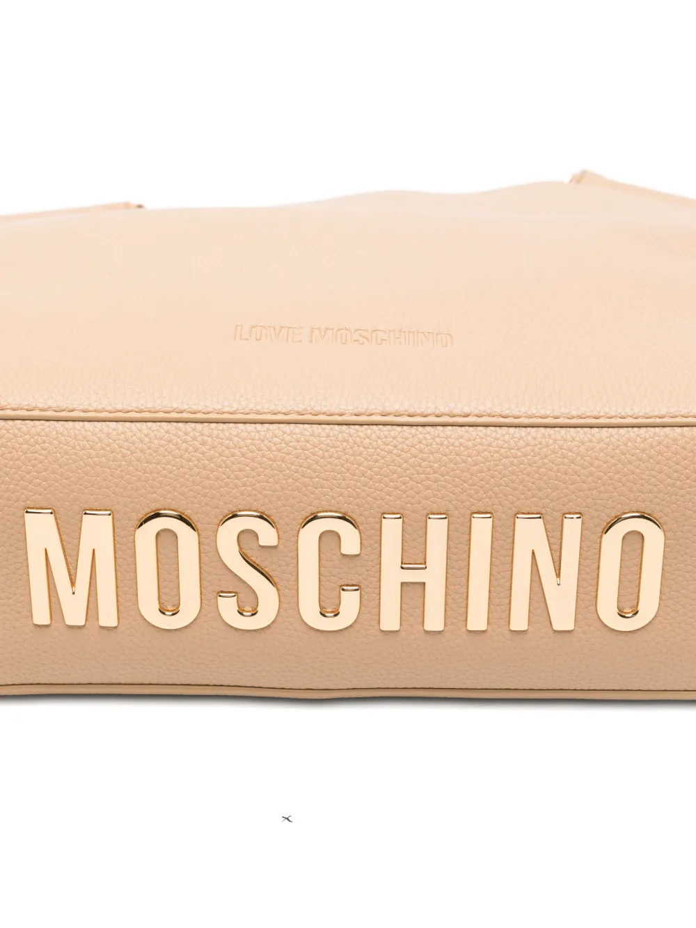 Love Moschino Shopper met logo Beige