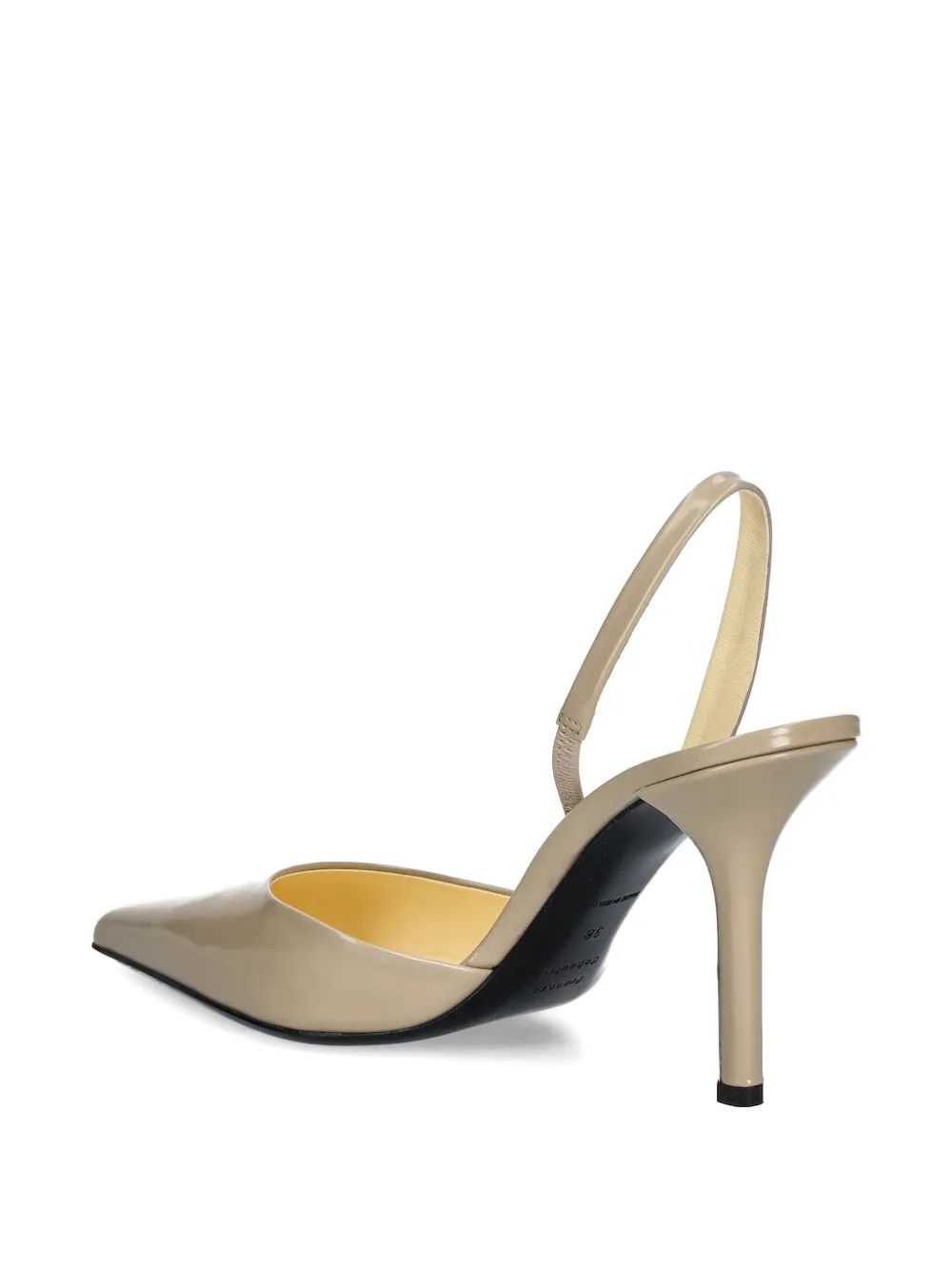 Proenza Schouler 10mm Slingback Pointed-toe Pumps In Neutral