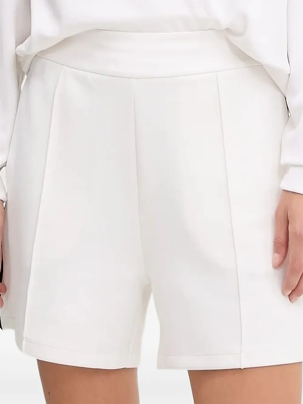 Ea7 Emporio Armani Shorts met zijstreep - Wit