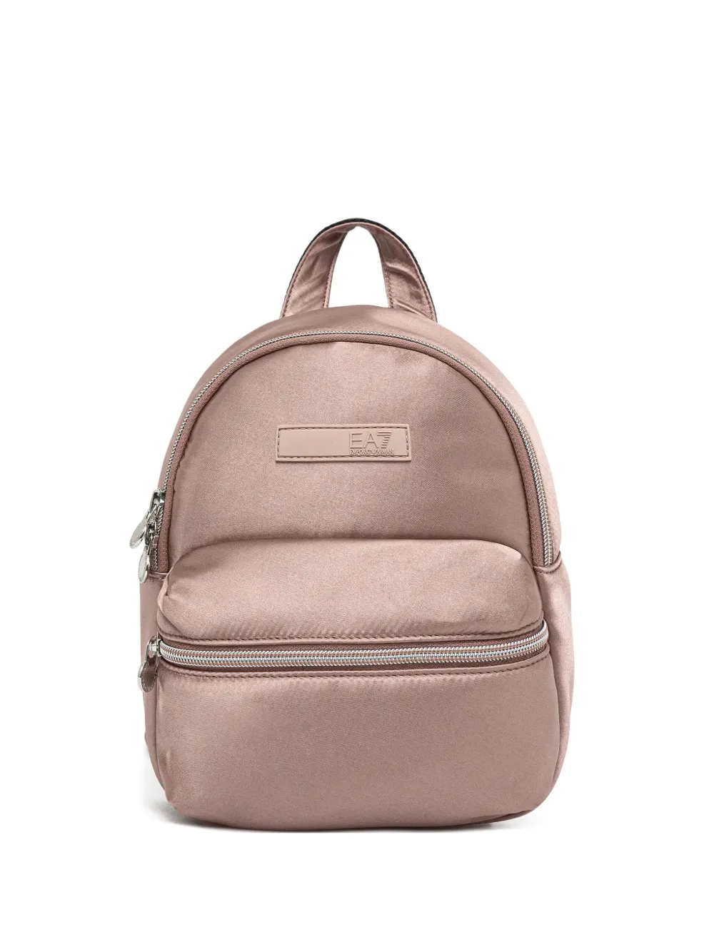zip-fastening logo-patch backpack