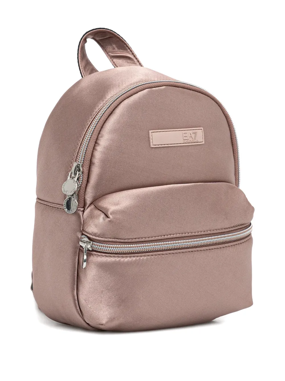 Ea7 Emporio Armani zip-fastening logo-patch backpack - Roze