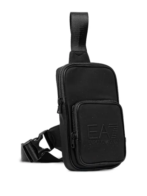 Ea7 Emporio Armani embossed-logo shouder bag
