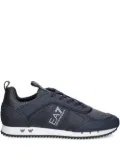 Ea7 Emporio Armani textured panel sneakers - Blue