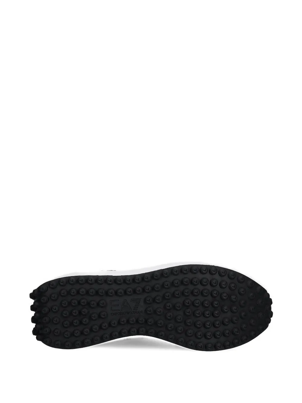 Ea7 Emporio Armani lace-up studded sneakers Black