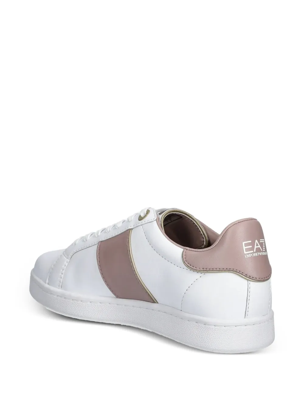 Ea7 Emporio Armani Leren sneakers - Wit
