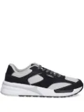 Ea7 Emporio Armani panelled suede sneeakers - Black